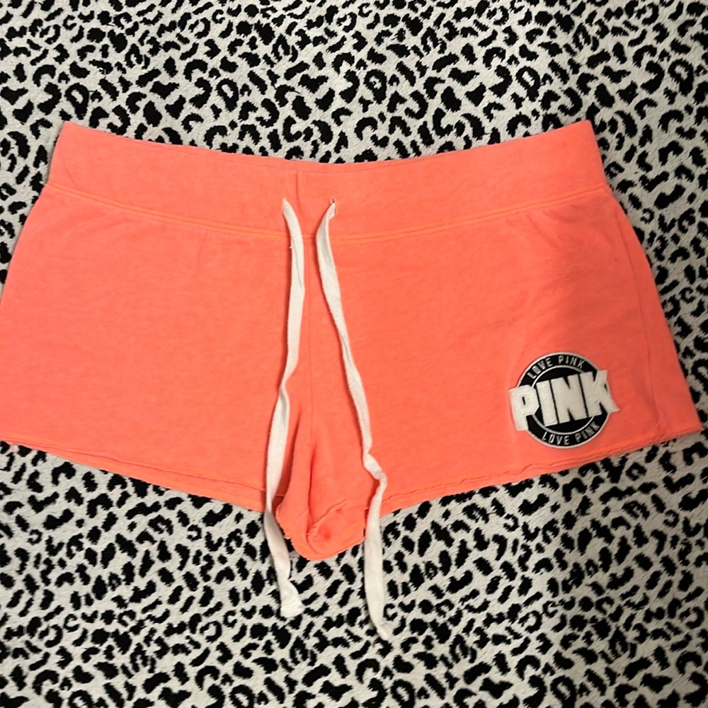 PINK coral orange shorts